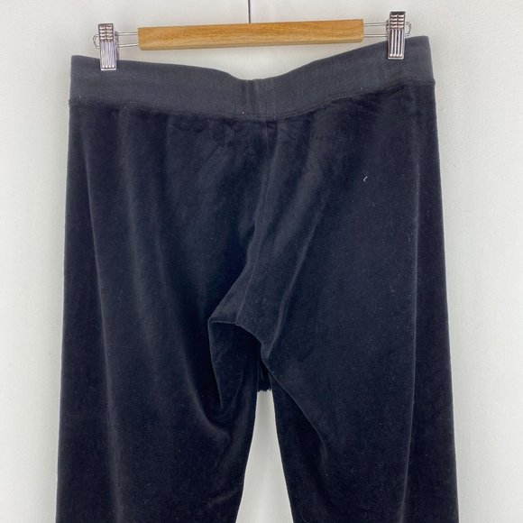 Vintage JUICY Black Velvet Drawstring Sweatpant - Picture 6 of 6